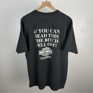 Vintage Harley Davidson If You Can Ready This … Fell Off Mexico T Shirt Size XL